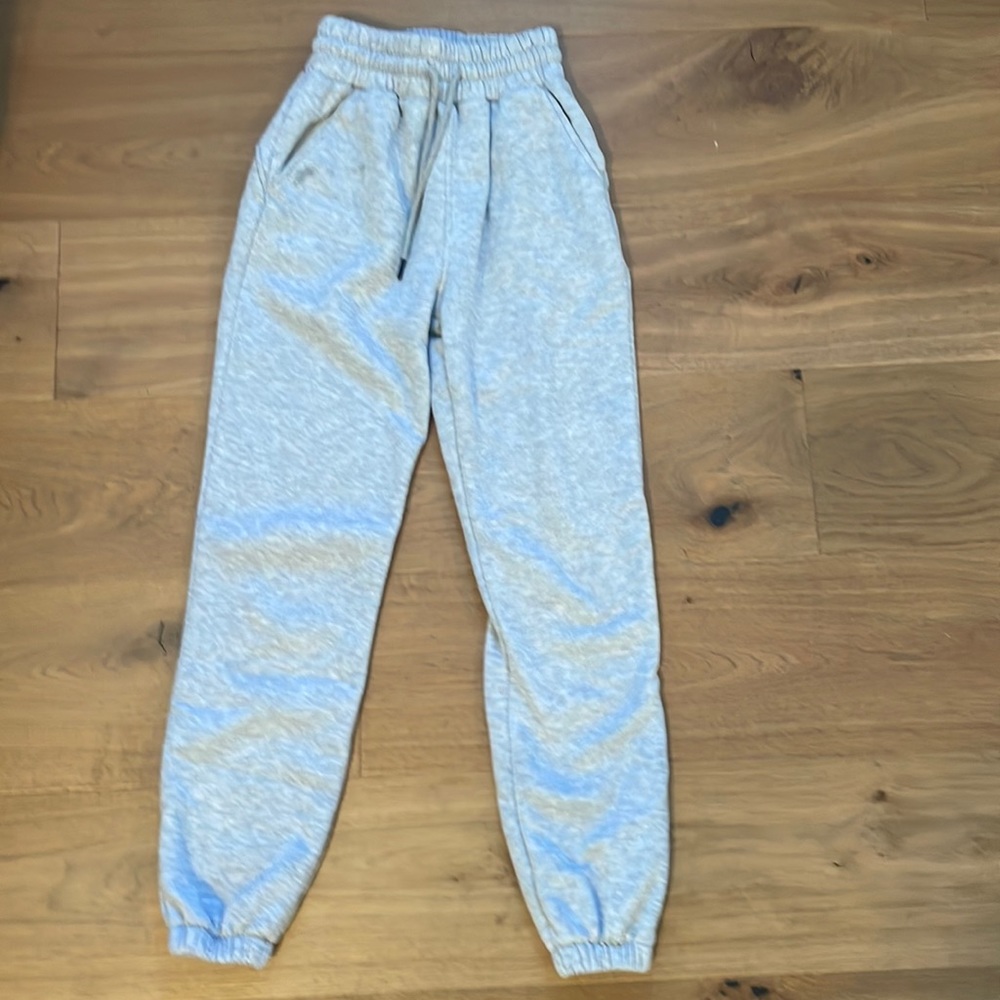 Grey sweatpants